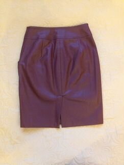Юбка кожаная (кожзам)