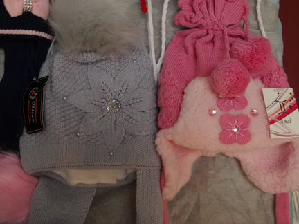 Шапки на детей и взрослых