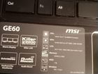Ноутбук MSI GE60 объявление продам