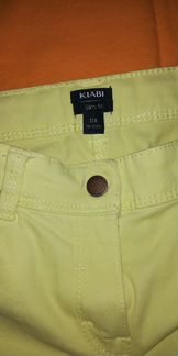 Джинсы желтые kiabi р.12