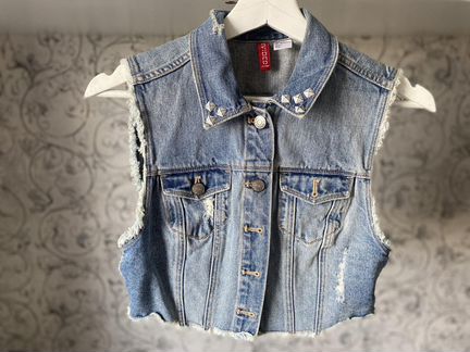 Джинсовая жилетка H&M