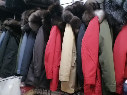 Парки с натуральным мехом новые