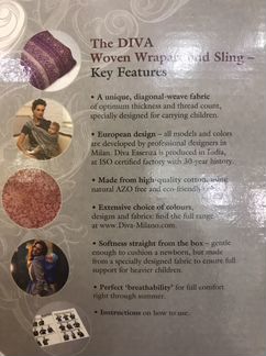 Слинг-шарф с рождения Diva Milano, Petrel