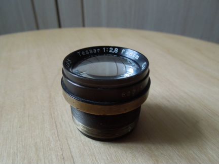Объектив Carl Zeiss Jena Tessar 1:2.8 f 8 30-гг