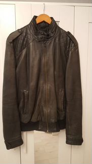 Куртка кожаная zara
