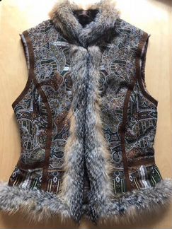 Жилетка натуральный мех