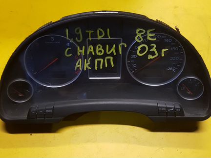 Щиток приборов Ауди А4 Б6 1,9TDI вариатор