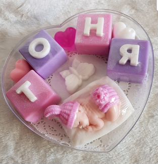 Мыльные подарки на рождение ребенка