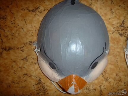 Маски из папье-маше старинный винтаж 4шт