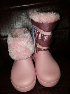 Утеплённые дутики Crocs, C11, р. 28, новые