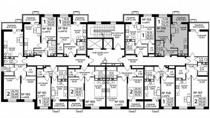 1-к квартира, 34.3 м², 17/17 эт.