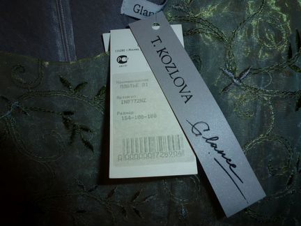 Платье из органзы модельер T.kozlova