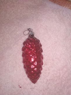 Елочные игрушки СССР шишка