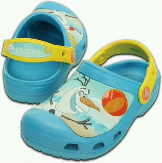 Кроксы crocs детские Холодное сердце, Олаф, с10-11