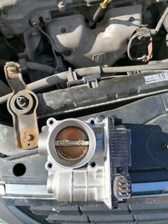 Расточенная дроссельная заслонка на Nissan almera