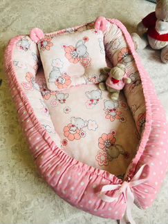 Гнкздышко-кокон, зайка-комфортер