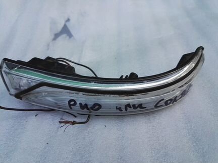 Левый указатель поворота в зеркало хендай солярис