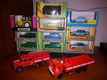 Коллекционные модели 1:43 СССР и России в коробках