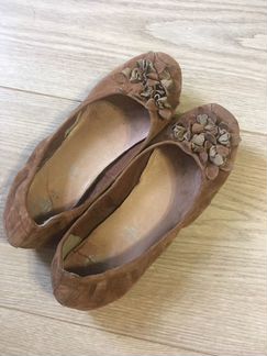 Балетки замшевые 37 Bata