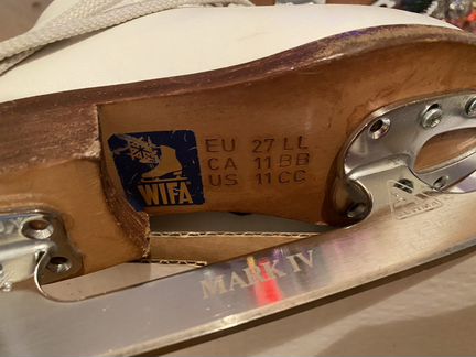 Коньки фигурные wifa 27 разм